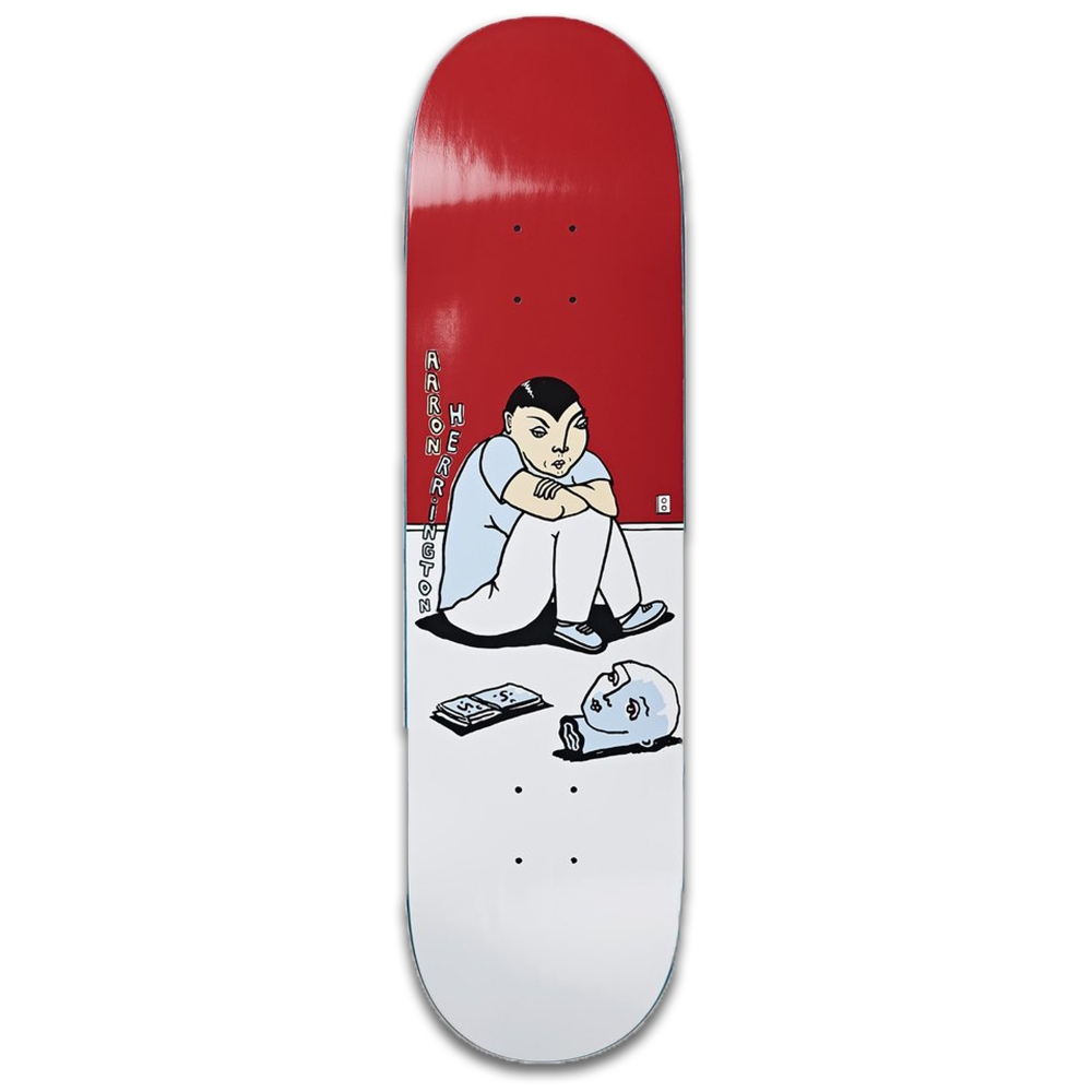 Polar Skate Co. Aaron Herrington Oops Pro Skateboard Deck 8.375" (Red)