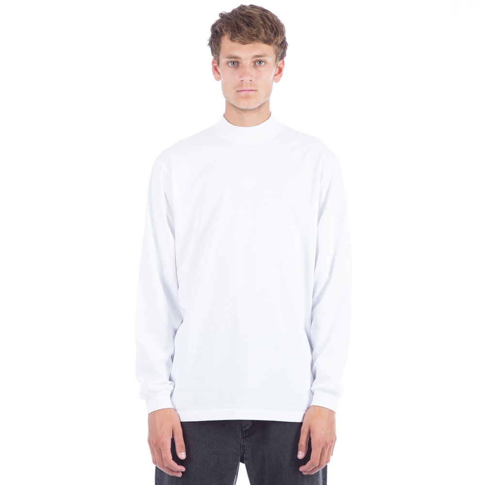 Polar Skate Co. Alv Mockneck Long Sleeve T-Shirt (White)