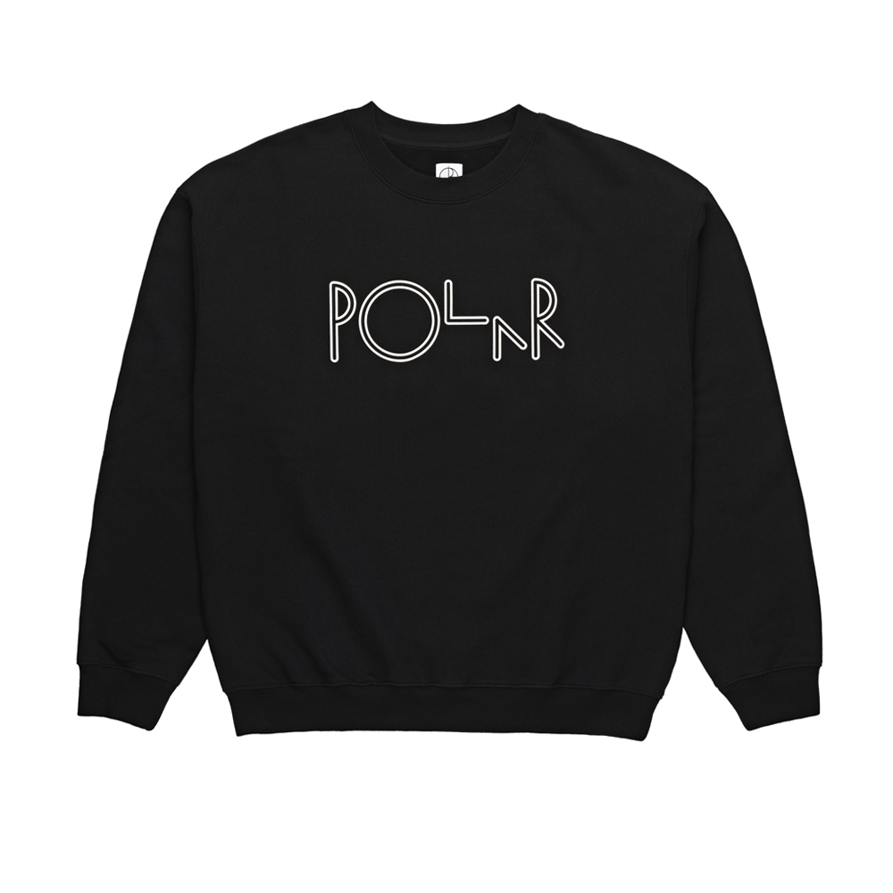 Polar Skate Co. American Fleece Crew Neck Sweatshirt (Black)