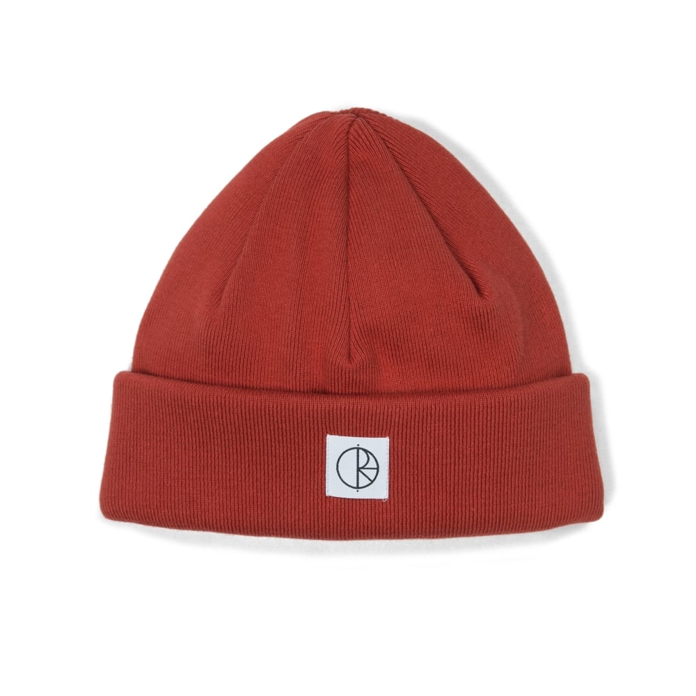 Polar Skate Co. Double Fold Beanie (Brick Red)