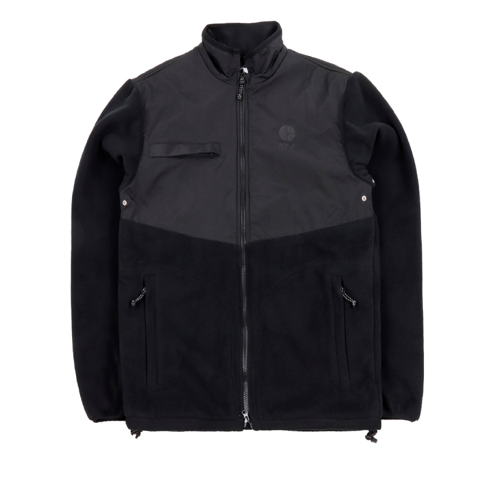 Polar Skate Co. Halberg Fleece Jacket (Black/Black)