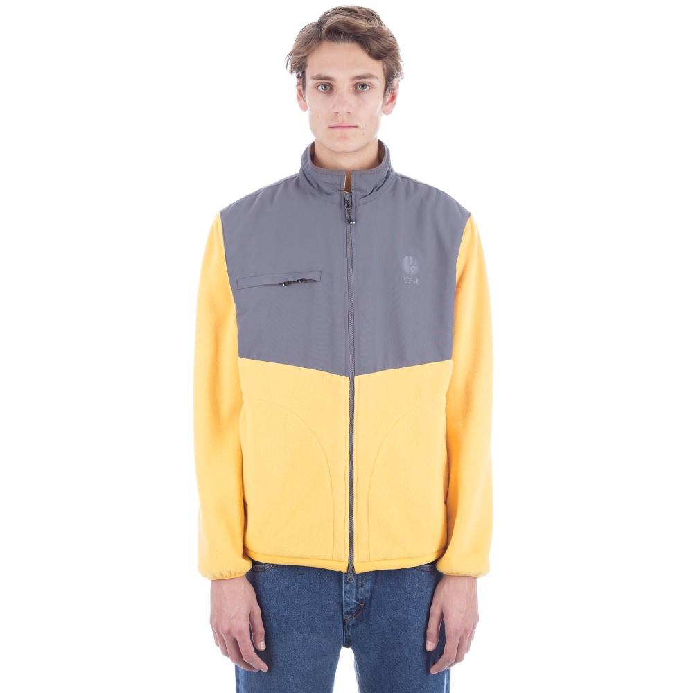 Polar Skate Co. Halberg Fleece Jacket (Graphite/Yellow)