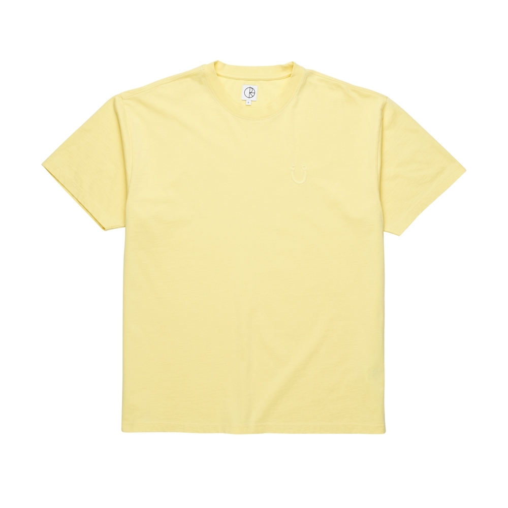 Polar Skate Co. Happy Sad Garment Dyed T-Shirt (Light Yellow)