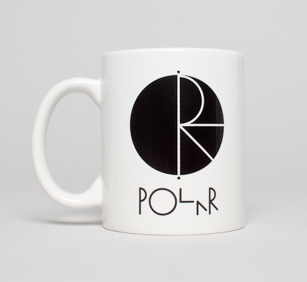 Polar Skate Co. Logo Mug (White/Black)