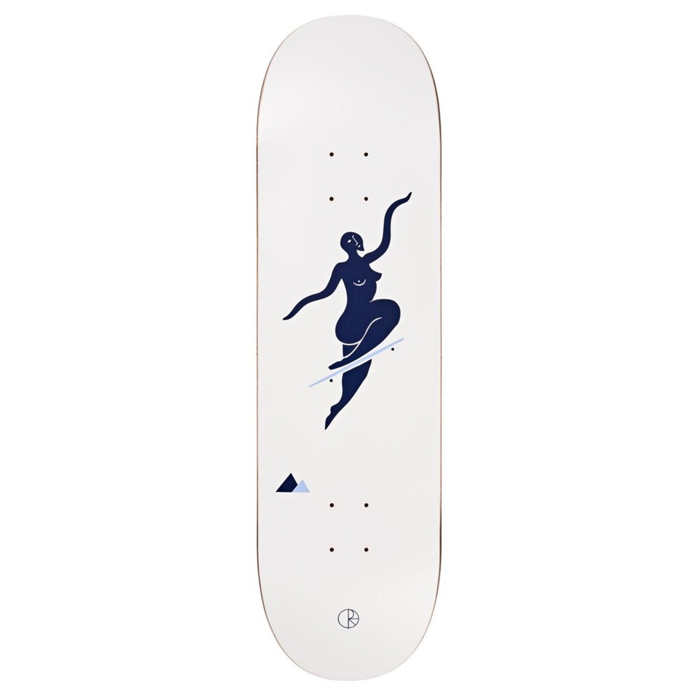 Polar Skate Co. No Complies Forever Skateboard Deck 8.25" (White)