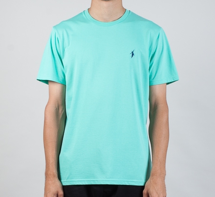 Polar Skate Co. No Comply T-Shirt (Pastel Green/Navy)