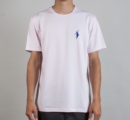 Polar Skate Co. No Comply T-Shirt (Pastel Pink/Navy)