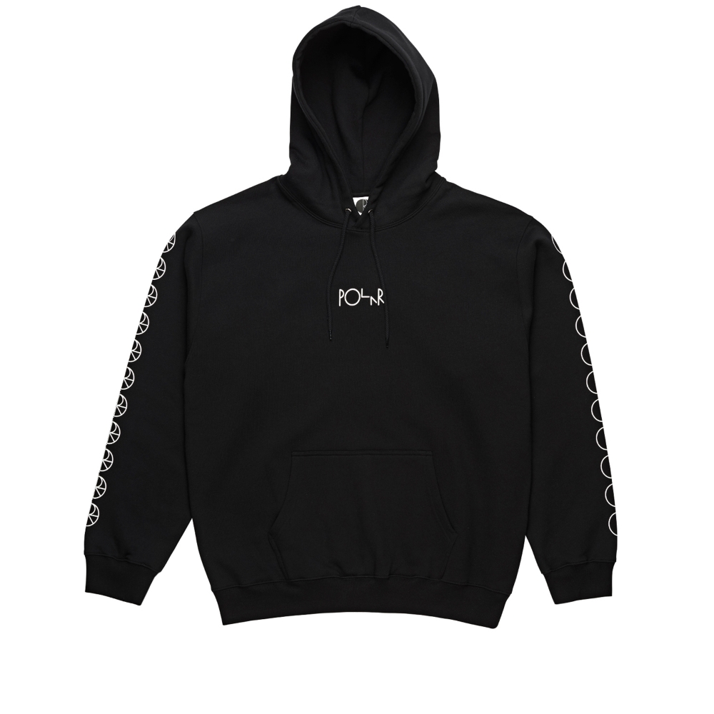 Polar Skate Co. Racing Pullover Hooded Sweatshirt (Black)