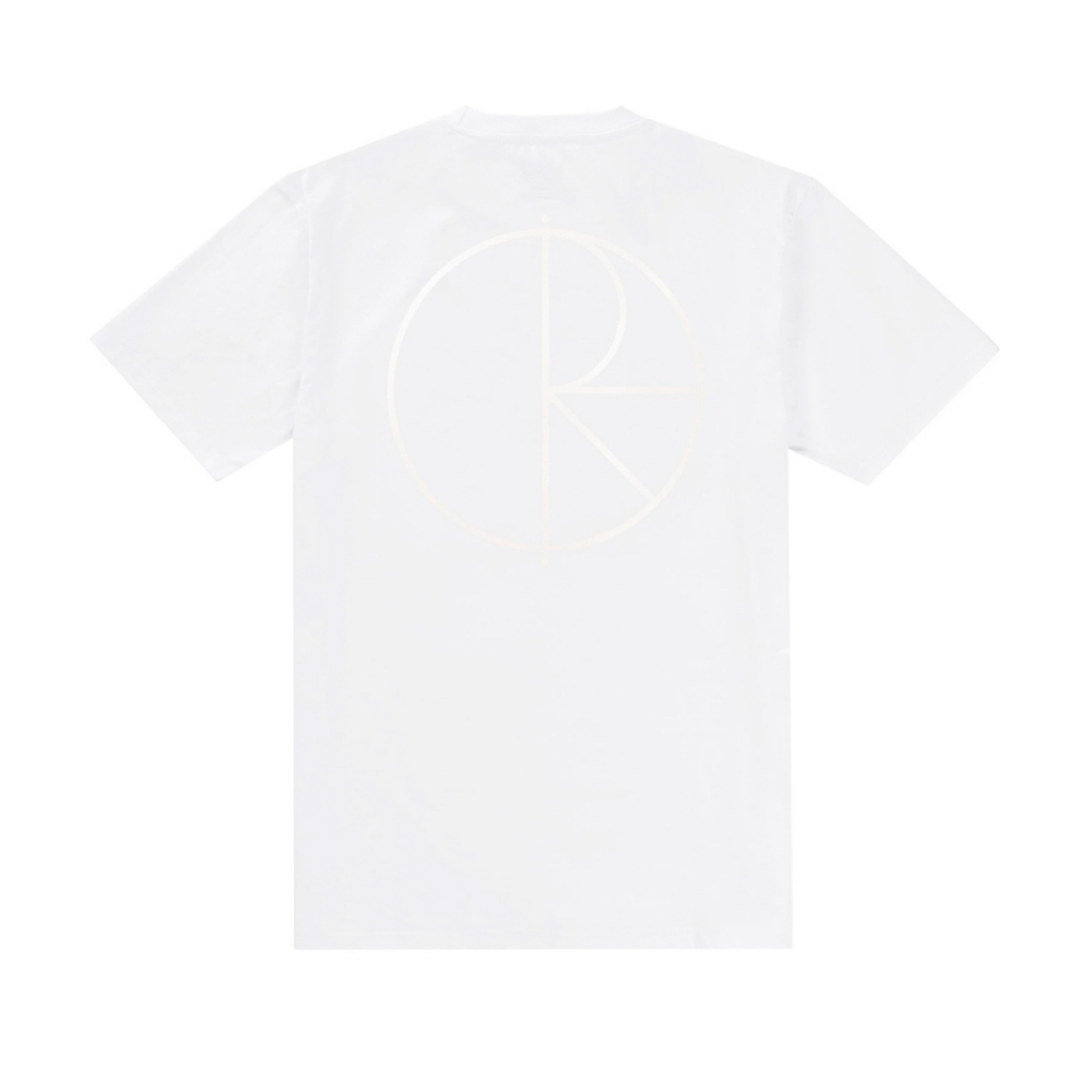 Polar Skate Co. Reflective Stroke Logo T-Shirt (White/White)