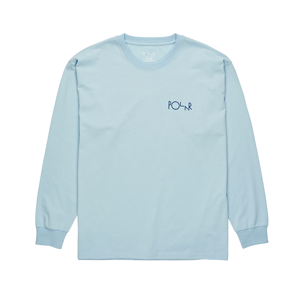 Polar Skate Co. Rocket Man Long Sleeve T-Shirt (Light Blue)