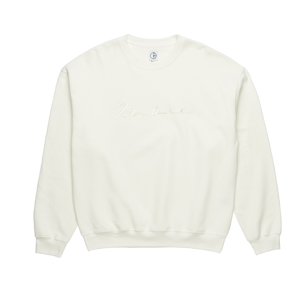 Polar Skate Co. Signature Crew Neck Sweatshirt (Ivory)