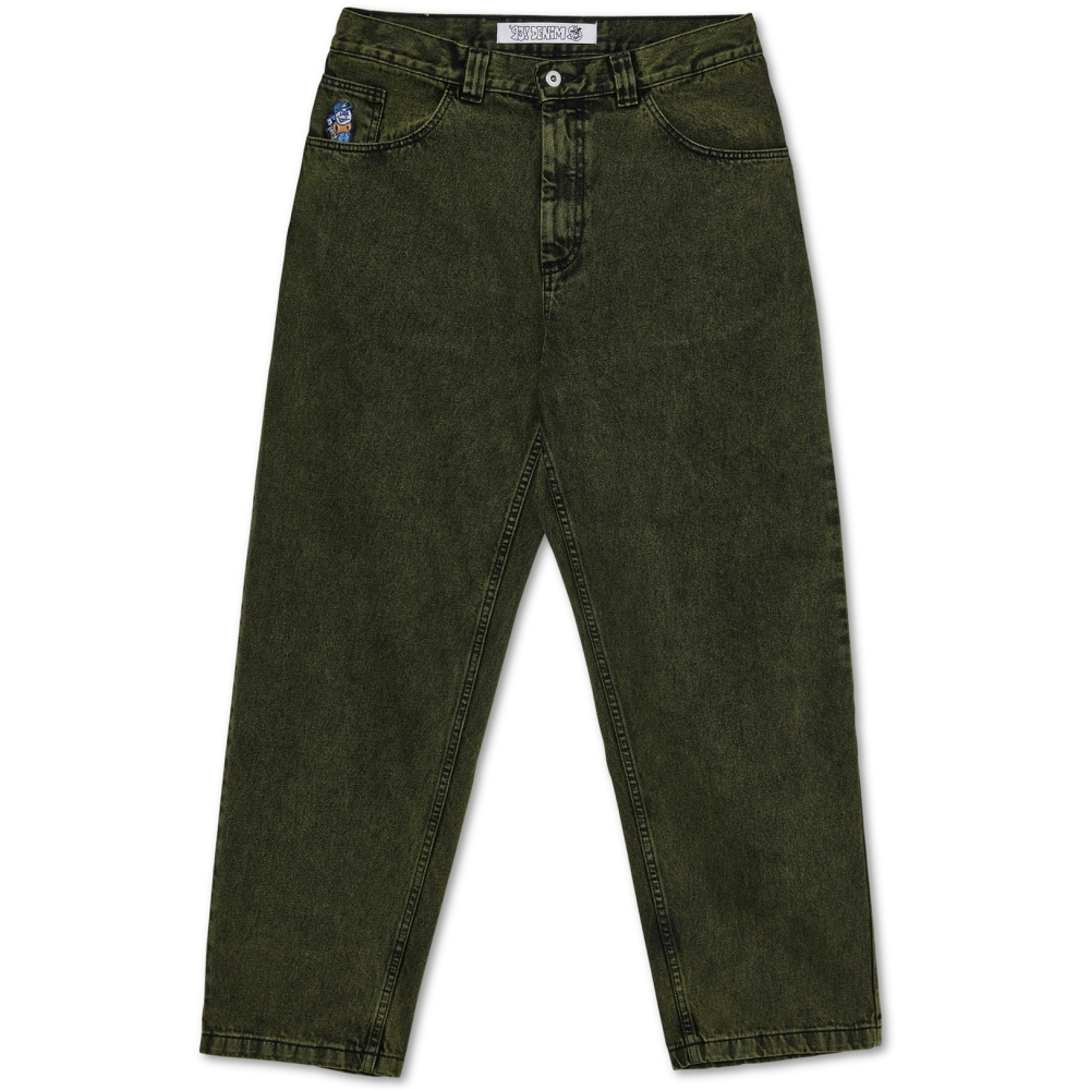 Polar Skate Co. '93 Denim Jeans (Green Black)