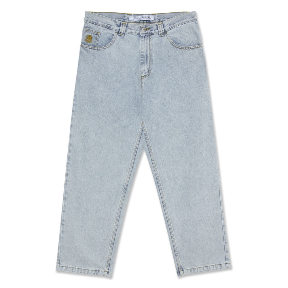 Matching biker shorts. '93! Denim Jeans (Light Blue)