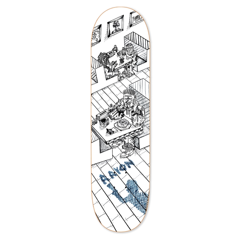 Polar Skate Co. Aaron Herrington Diner Skateboard Deck 8.375"