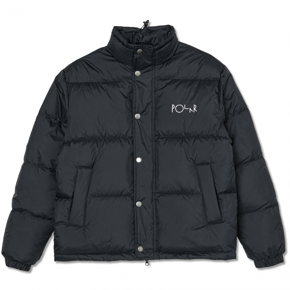 Polar Skate Co. Basic Puffer Jacket (Black)