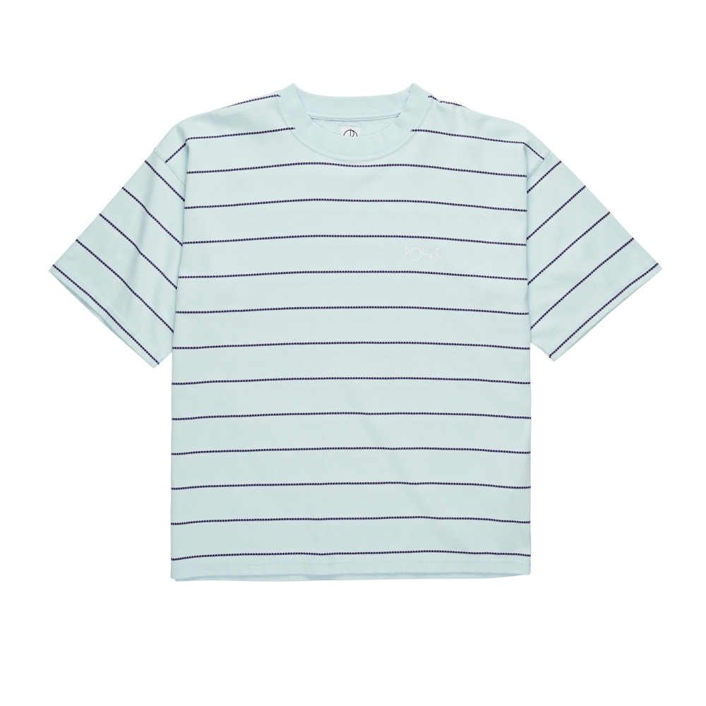 Polar Skate Co. Checkered Surf T-Shirt (Ice Blue)