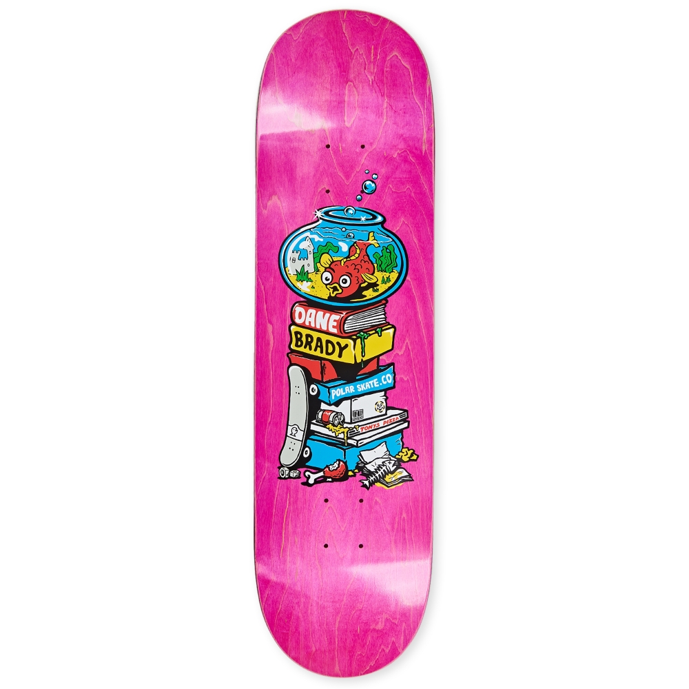 Polar Skate Co. Dane Brady Fish Bowl Skateboard Deck 8.5" (Various Colours)
