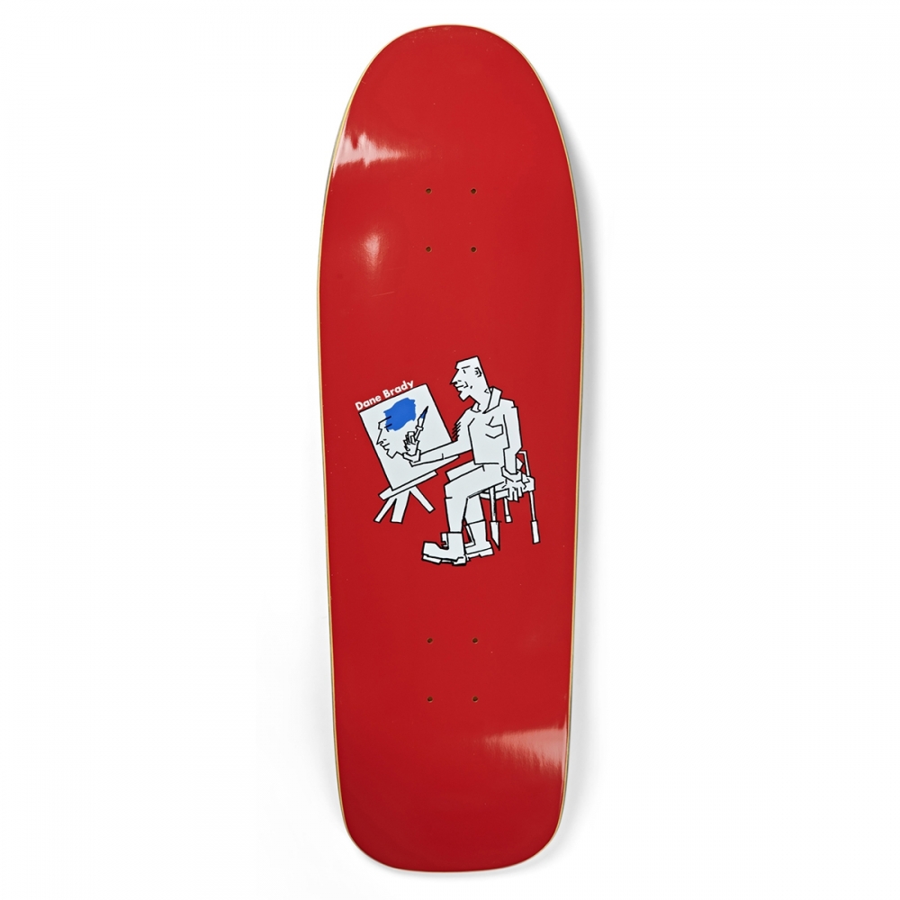Polar Skate Co. Dane Brady Painter Skateboard Deck Dane 1 (Red)