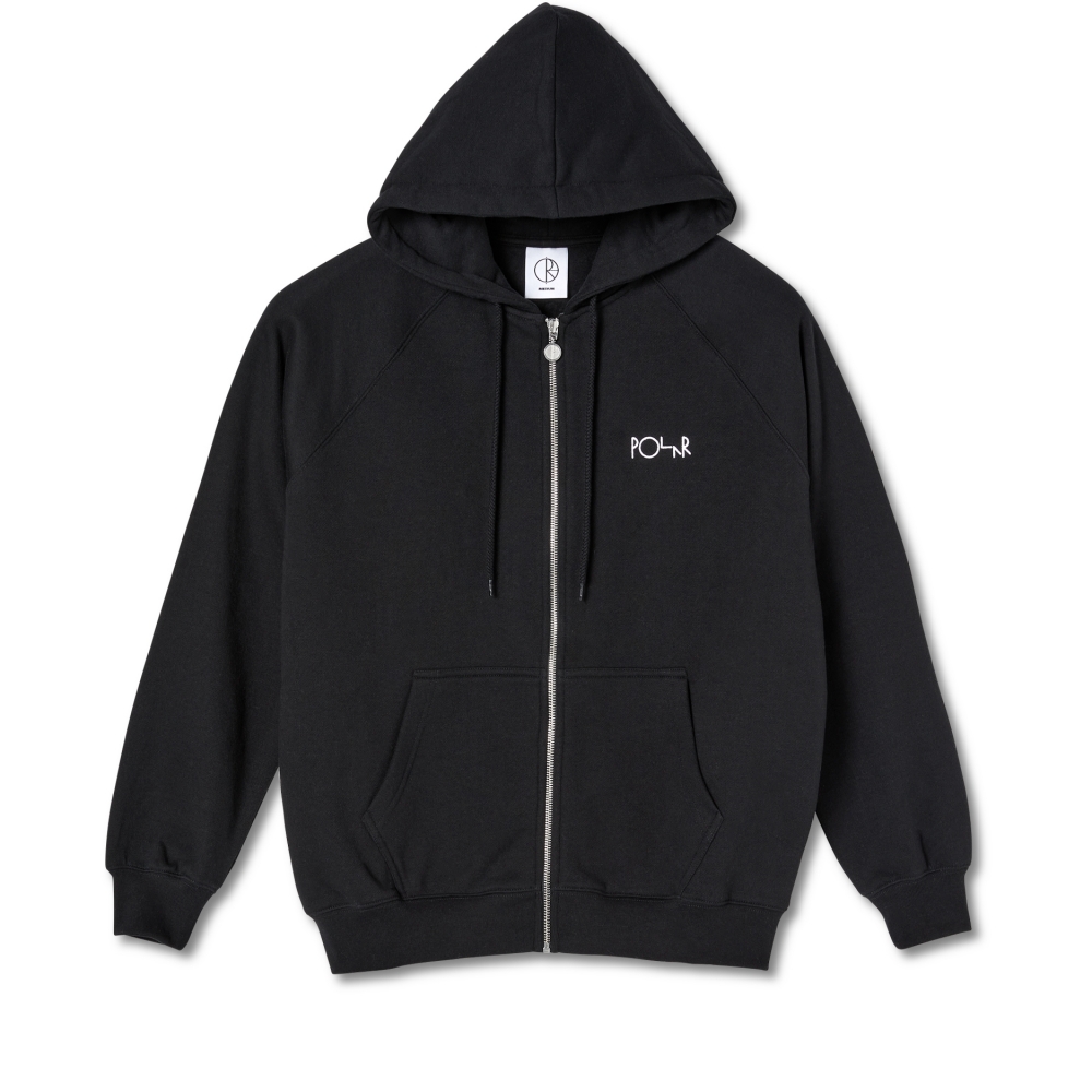 Polar Skate Co. Default Zip Hooded Sweatshirt (Black)