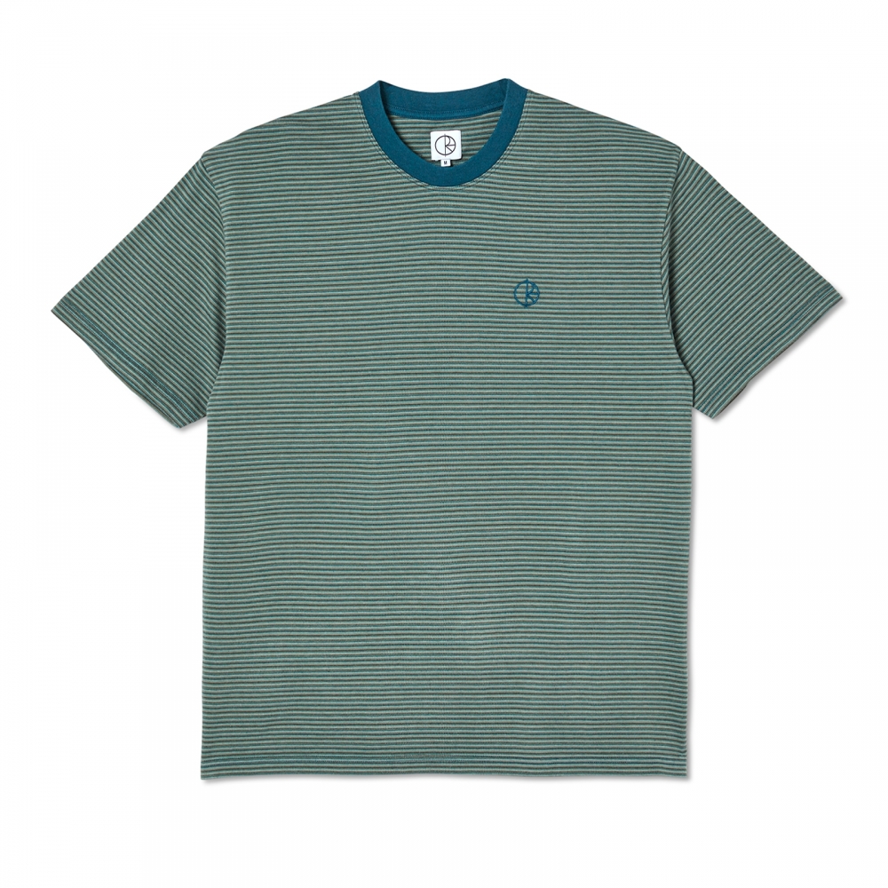 Polar Skate Co. Dizzy Stripe T-Shirt (Blue)