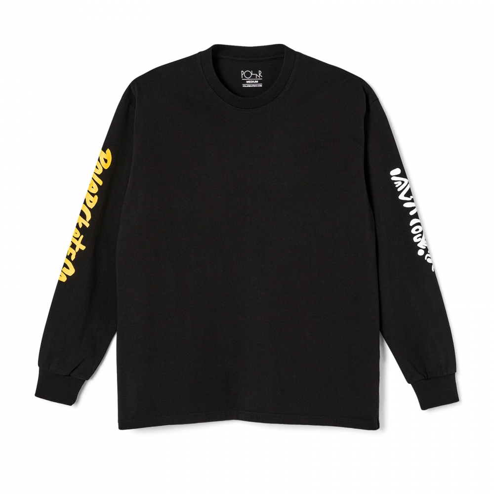 Polar Skate Co. Facescape Long Sleeve T-Shirt (Black)