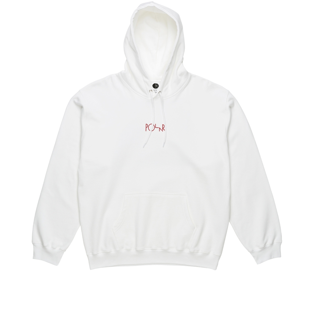 Polar Skate Co. Fountain Pullover Hooded Sweatshirt (White)