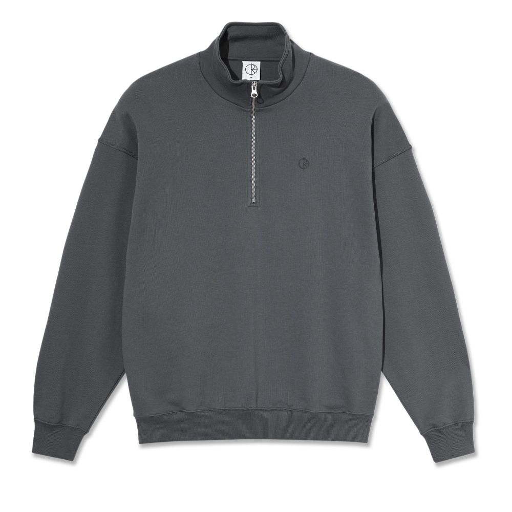 Polar Skate Co. Frank Half Zip Sweatshirt (Graphite)