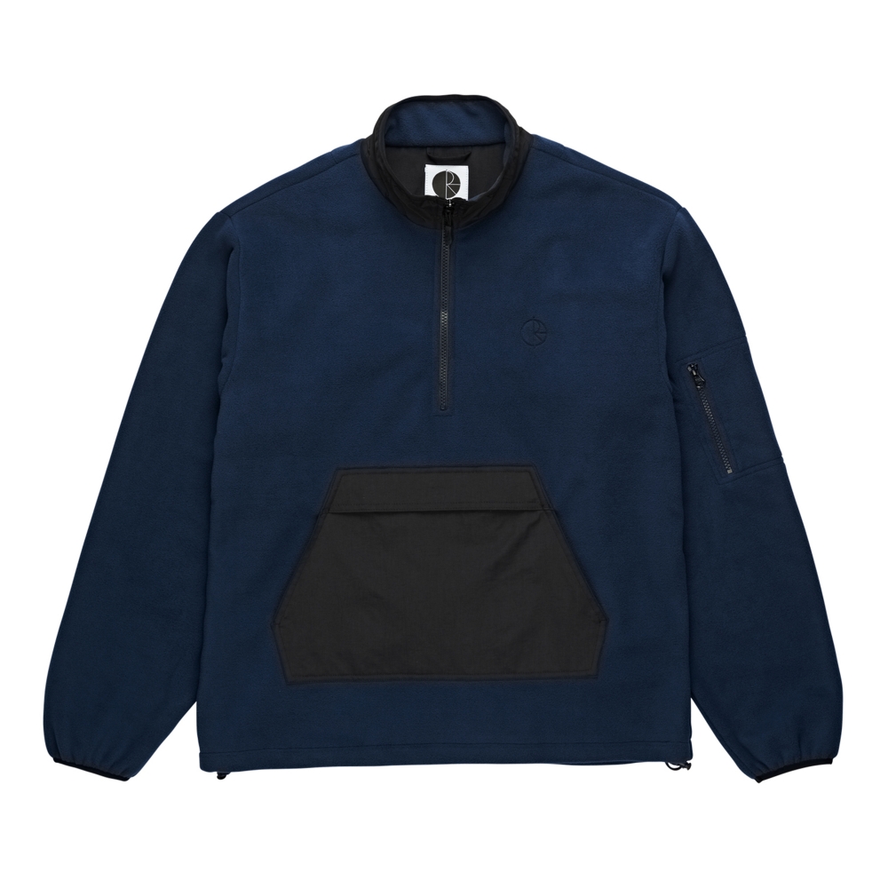 Polar Skate Co. Gonzalez Fleece Jacket (Black/Obsidian Blue) - KEN-F18 ...