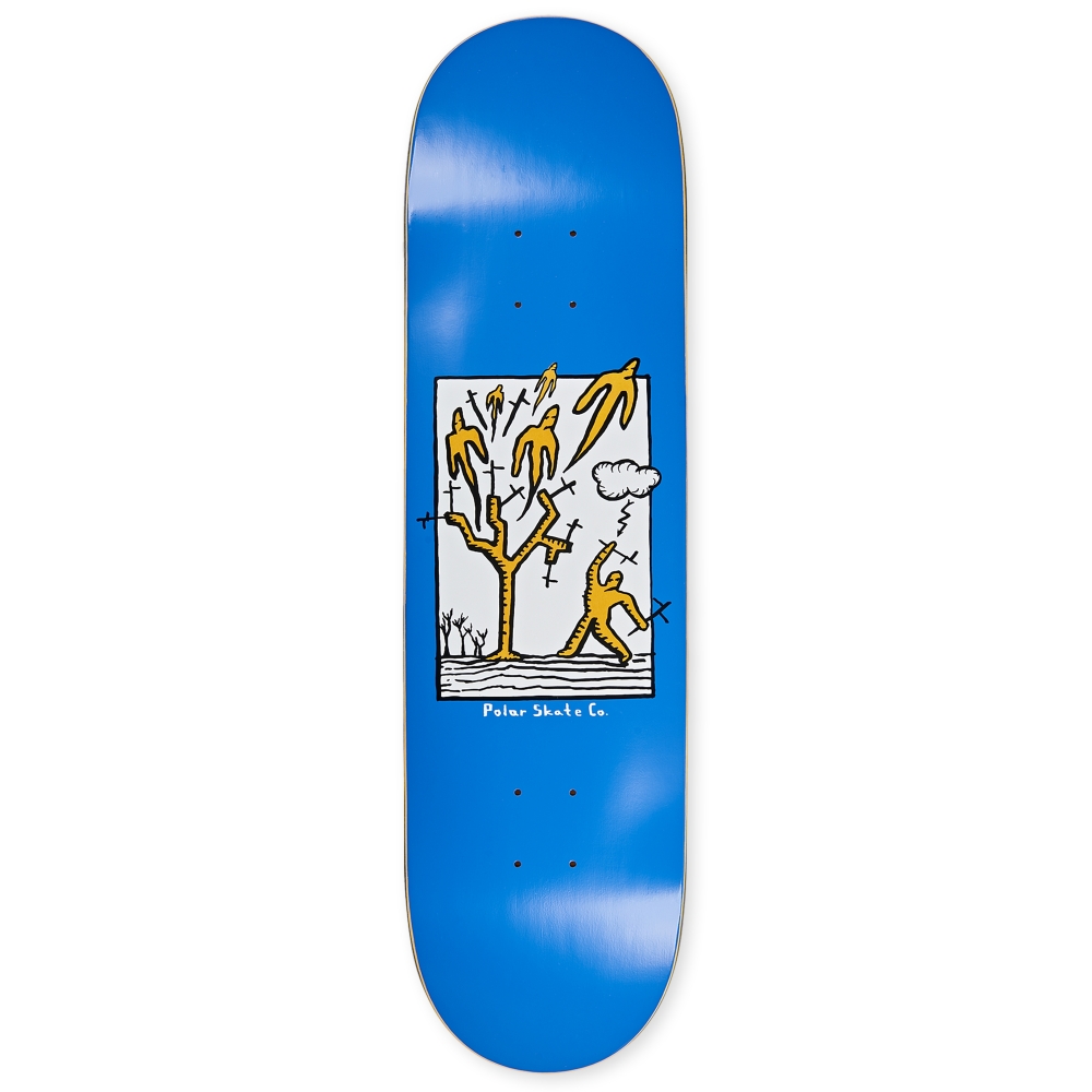 Polar Skate Co. Heaven Skateboard Deck Surf 8.125" (Blue)