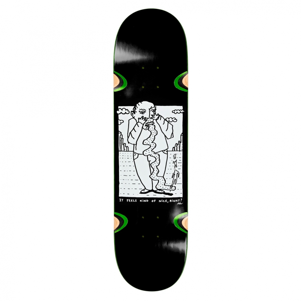 Polar Skate Co. Kind Of Nice Skateboard Deck 8.25" (Black)