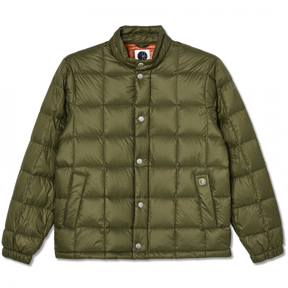 Polar Skate Co. Lightweight Puffer Jacket (Army Green)