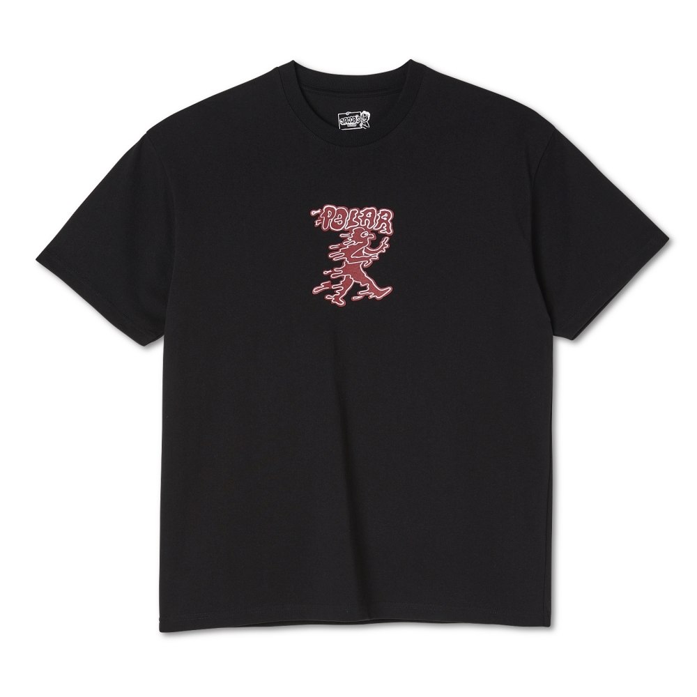 Polar Skate Co. Liquid Man T-Shirt (Black)