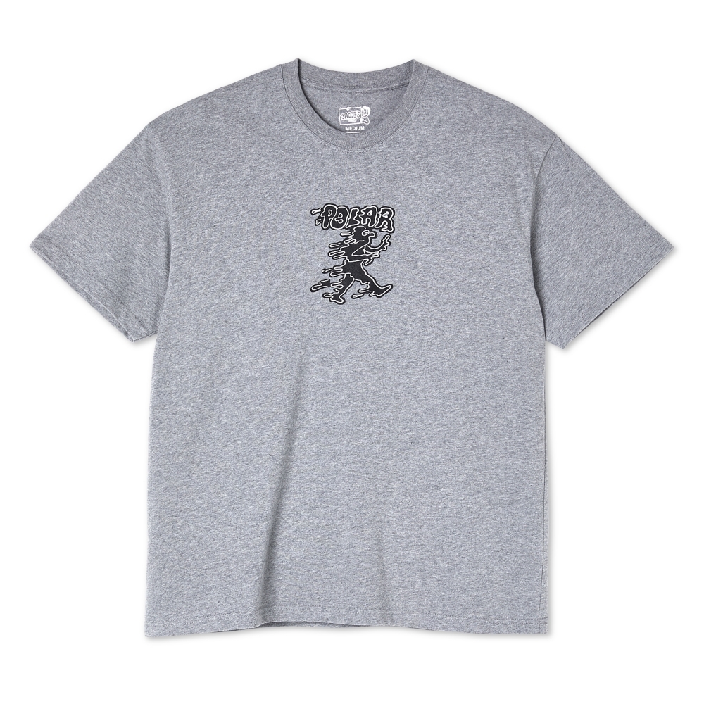 Polar Skate Co. Liquid Man T-Shirt (Heather Grey)
