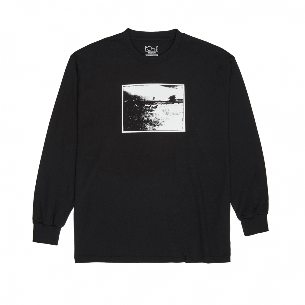 Polar Skate Co. Lost Long Sleeve T-Shirt (Black)
