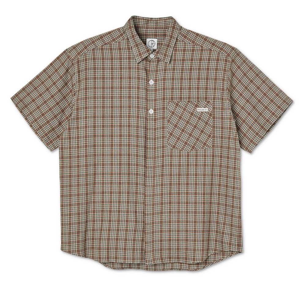 Polar Skate Co. Mitchell Flannel Shirt (Brown)