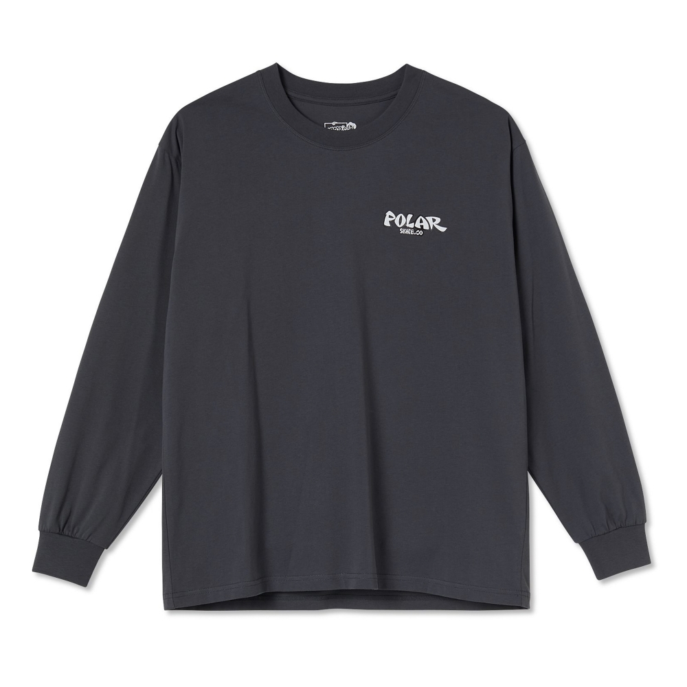 Polar Skate Co. Mt. Fuji Long Sleeve T-Shirt (Graphite)