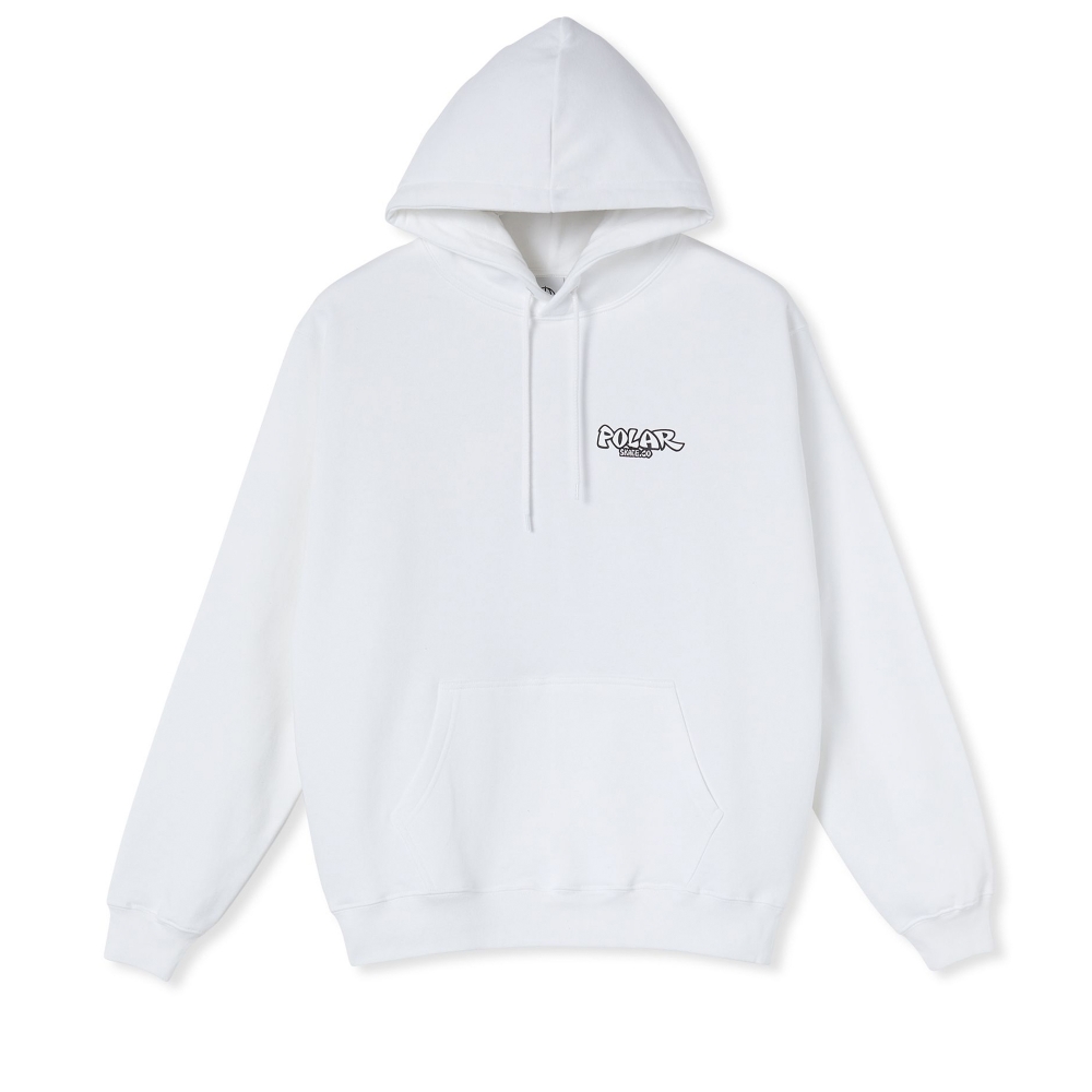 Polar Skate Co. Mt. Fuji Pullover Hooded Sweatshirt (White)