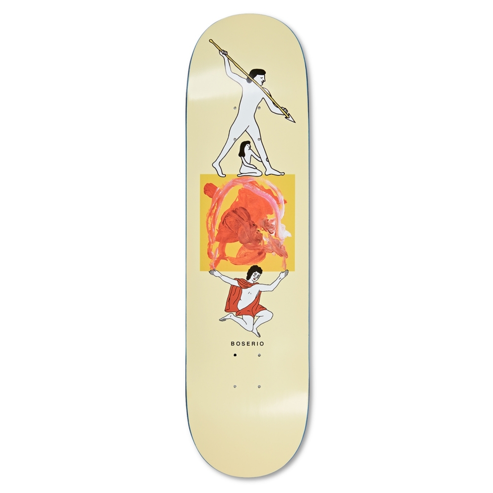Polar Skate Co. Nick Boserio Family Skateboard Deck 8.375" (Cream)