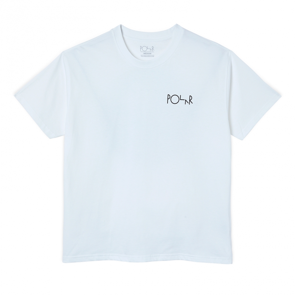 Polar Skate Co. Notre Dame Fill Logo T-Shirt (White)