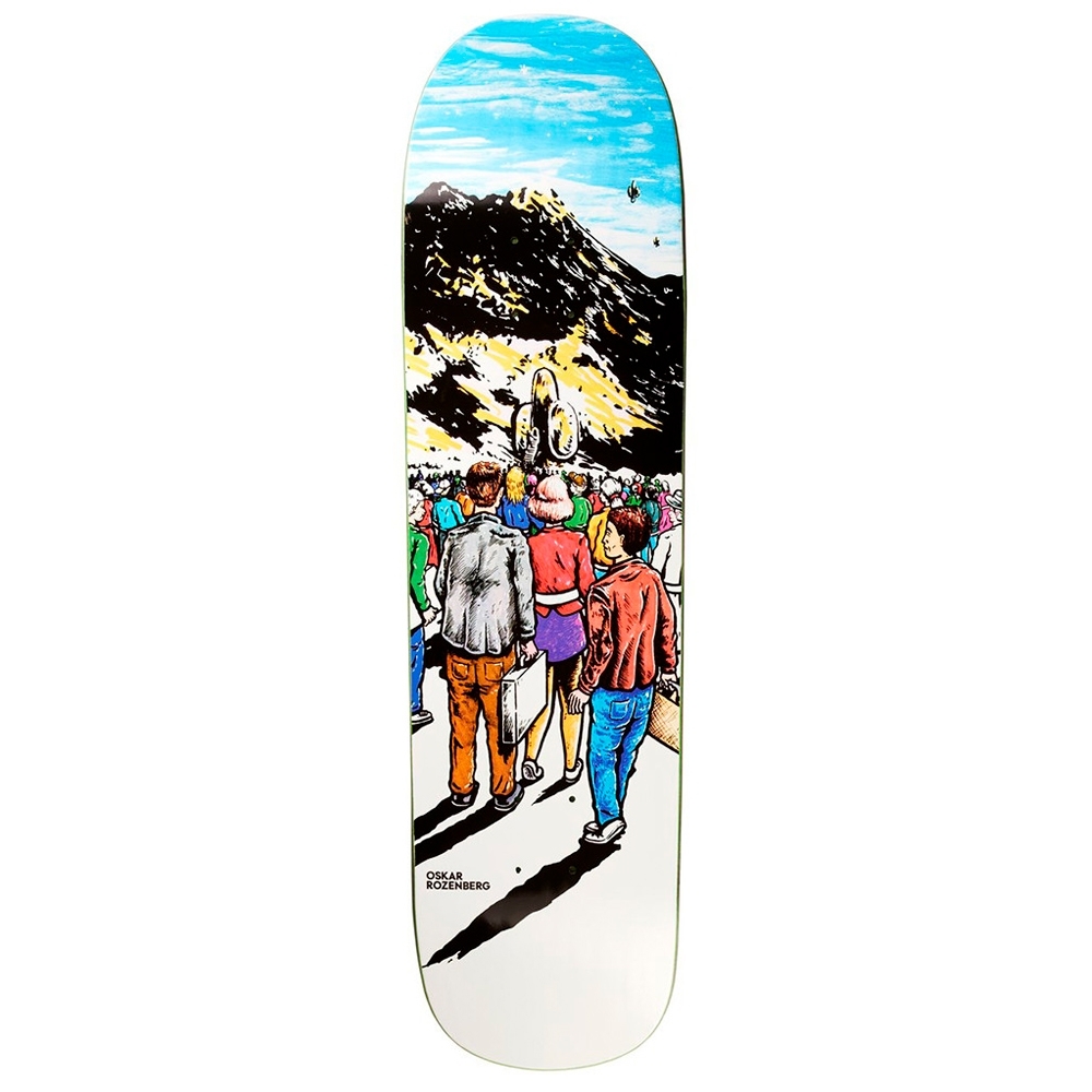 Polar Skate Co. Oskar Rozenberg Space Settlers Arigato Skateboard Deck 8.38"