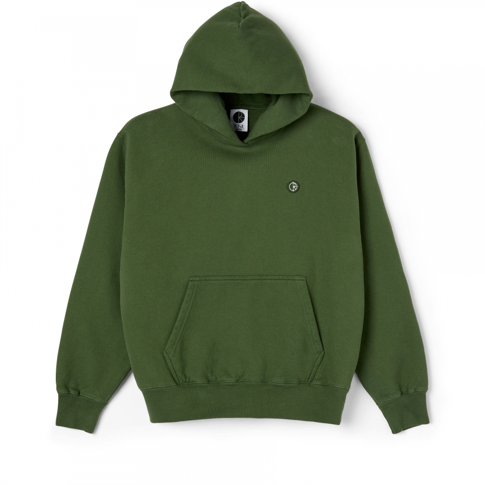 Polar Skate Co. Patch Pullover Hooded Sweatshirt (Hunter Green)