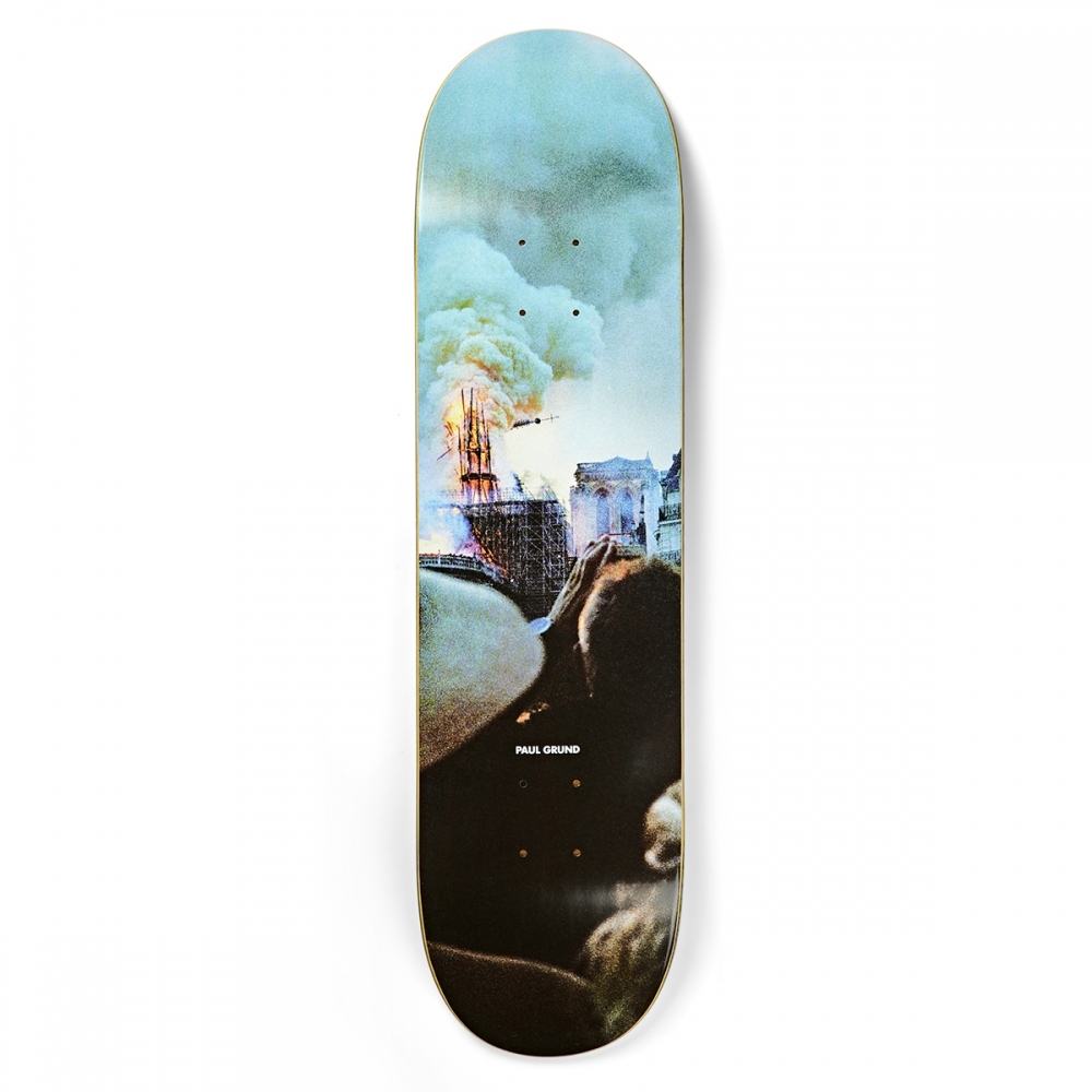 Polar Skate Co. Paul Grund Notre Dame Slick Skateboard Deck 8.375"