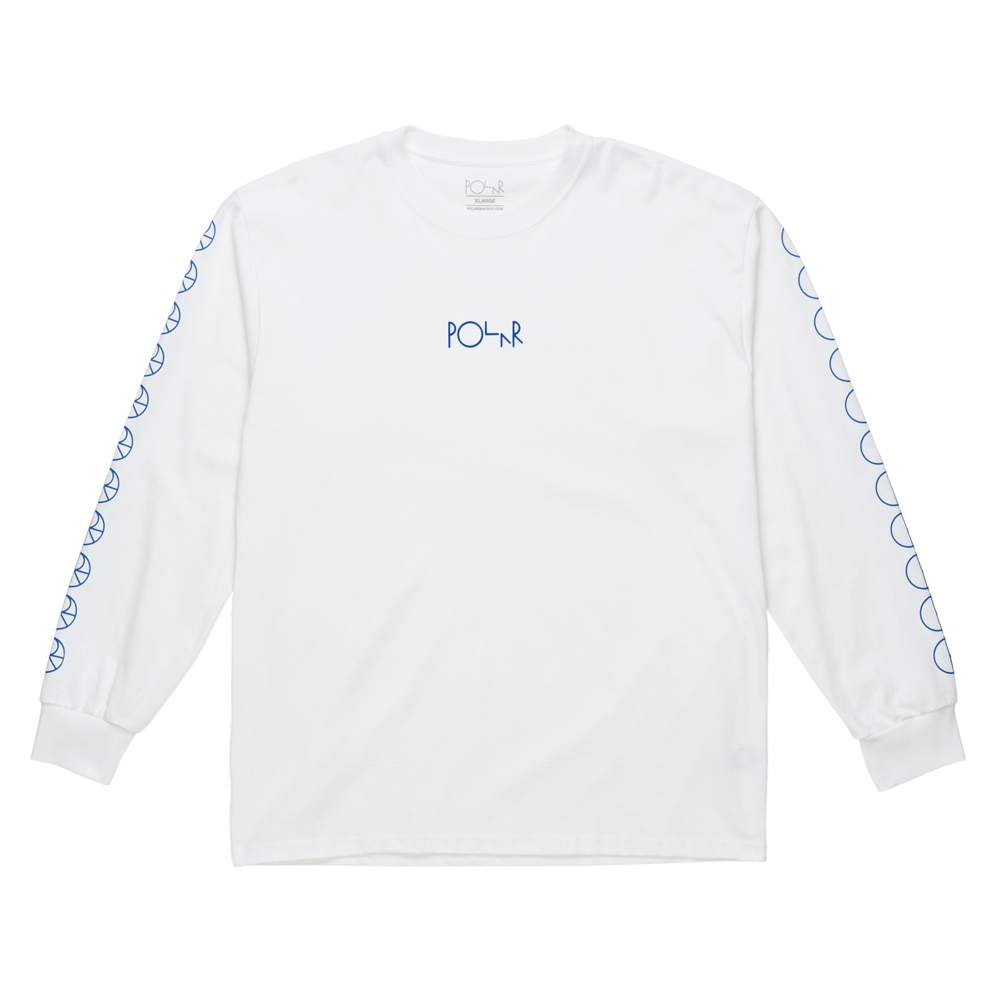 Polar Skate Co. Racing Long Sleeve T-Shirt (White)