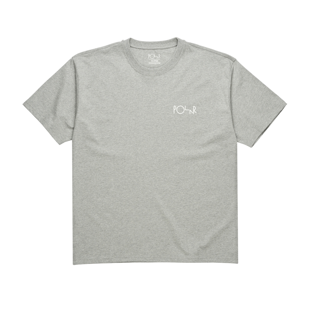 Polar Skate Co. Script Logo T-Shirt (Heather Grey)