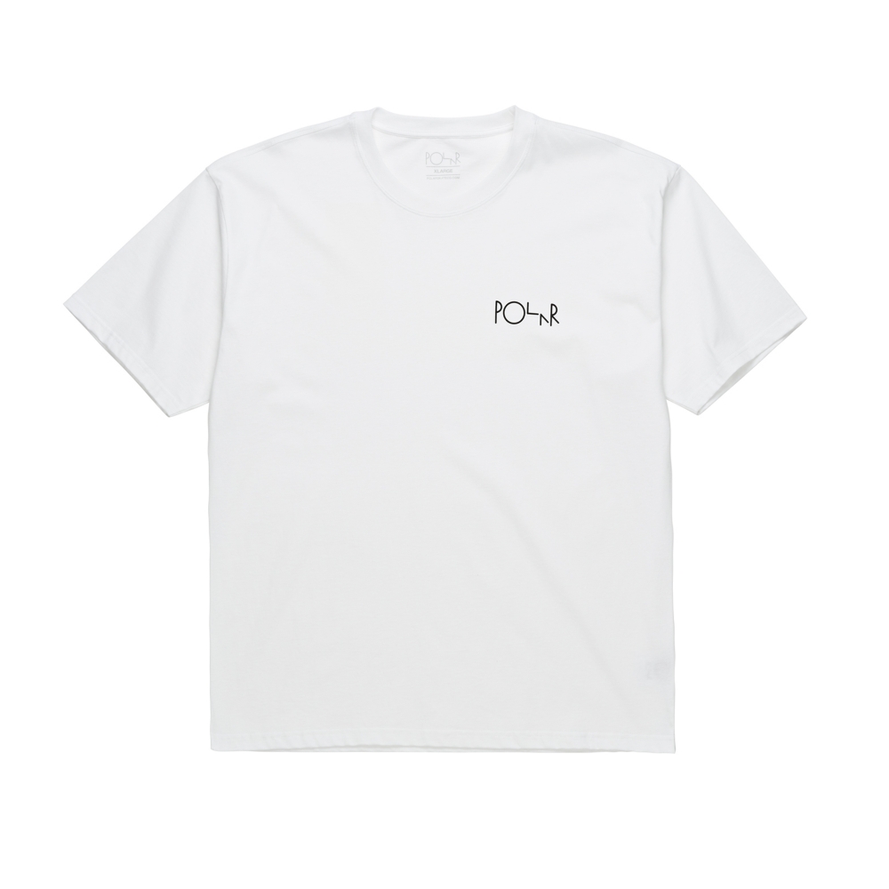 Polar Skate Co. Script Logo T-Shirt (White)