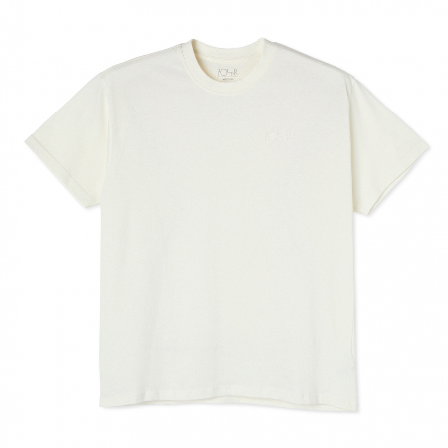 Polar Skate Co. Script T-Shirt (Cloud White)