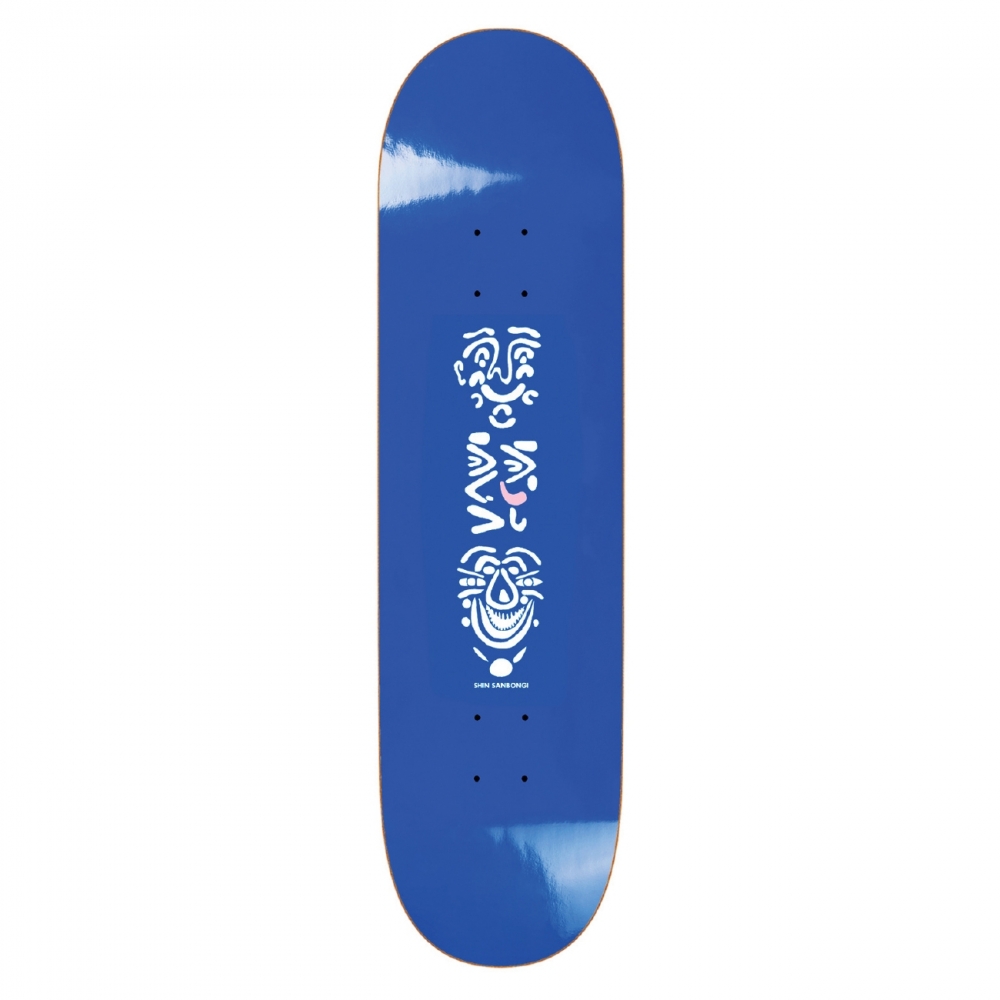 Polar Skate Co. Shin Sanbongi Faces Skateboard Deck 8.125" (Blue)