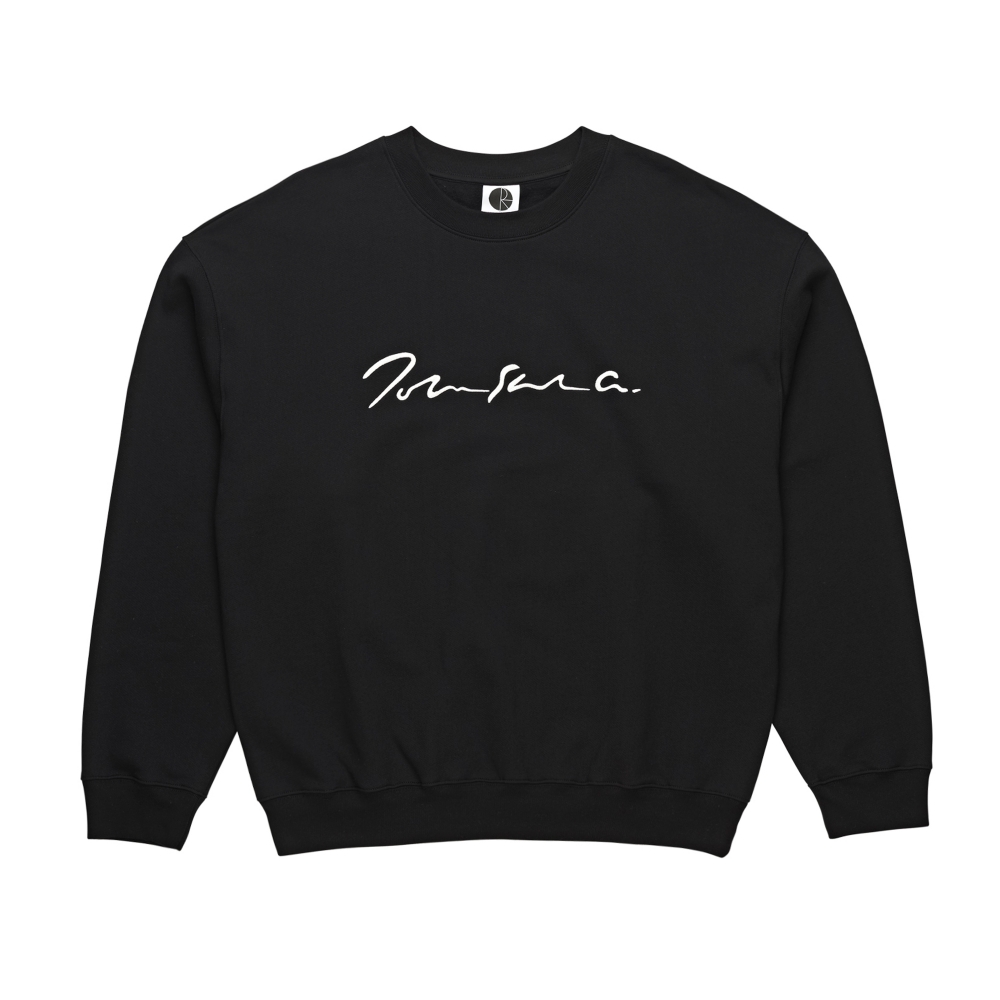 Polar Skate Co. Signature Crew Neck Sweatshirt (Black)