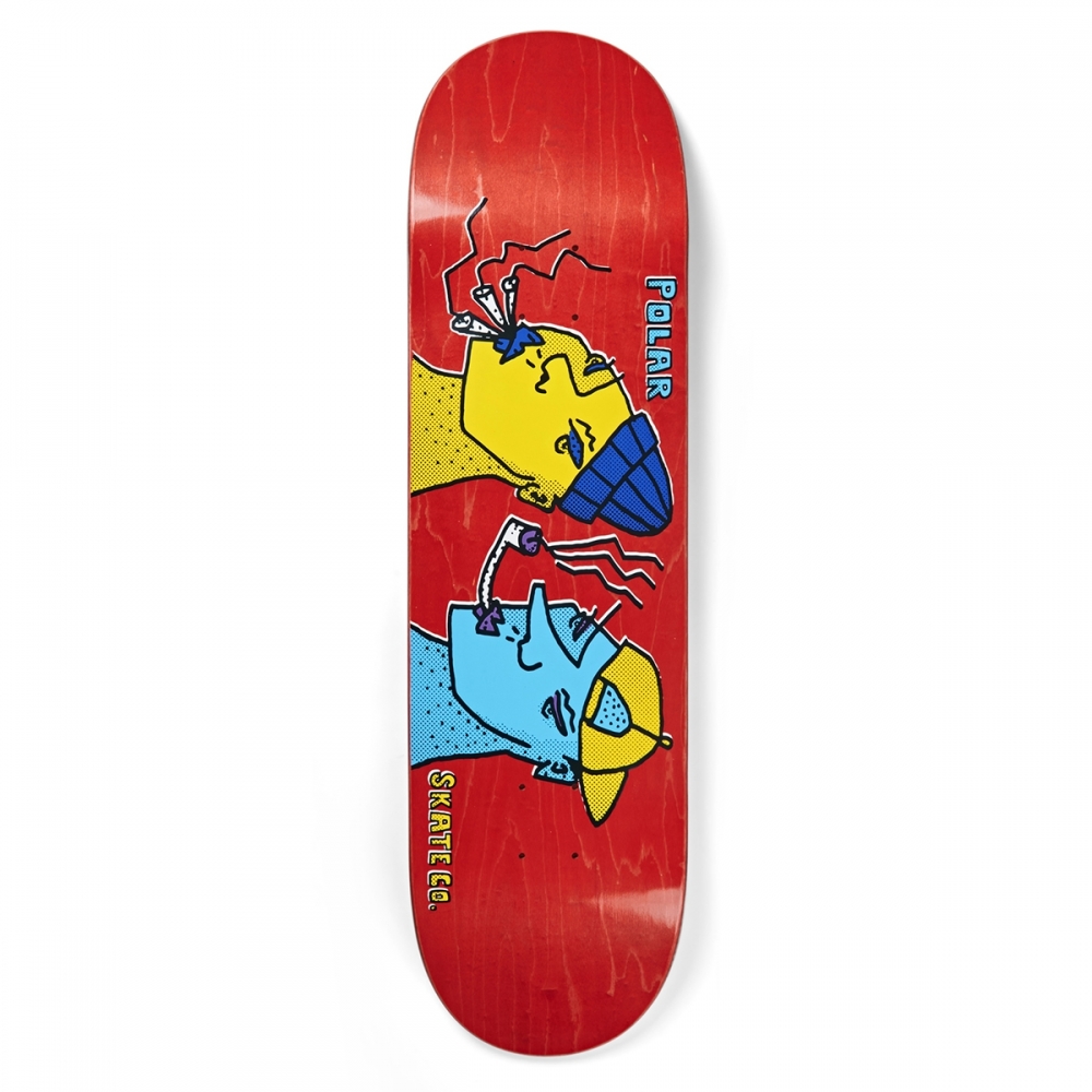 Polar Skate Co. Smoking Heads Skateboard Deck 8.375"
