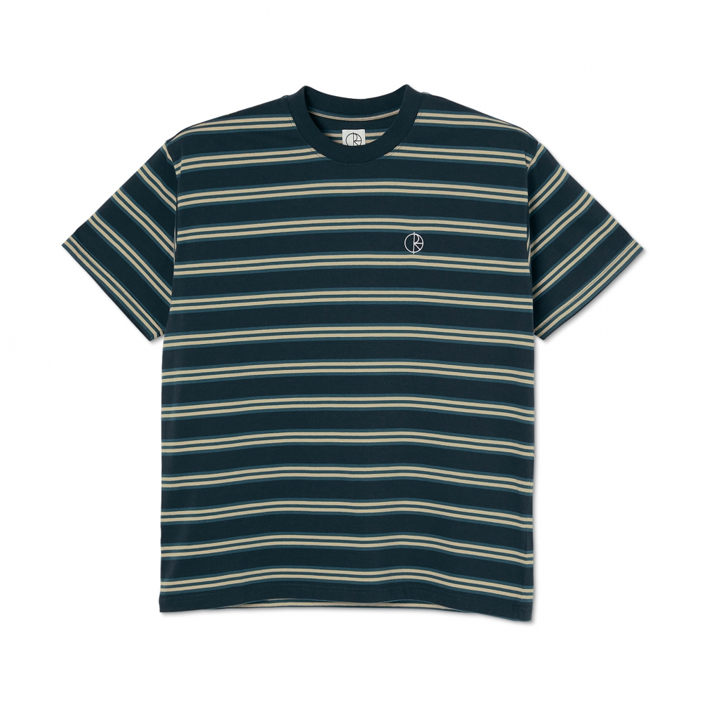 Polar Skate Co. Stripe T-Shirt (Navy)